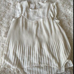 White flowy blouse
